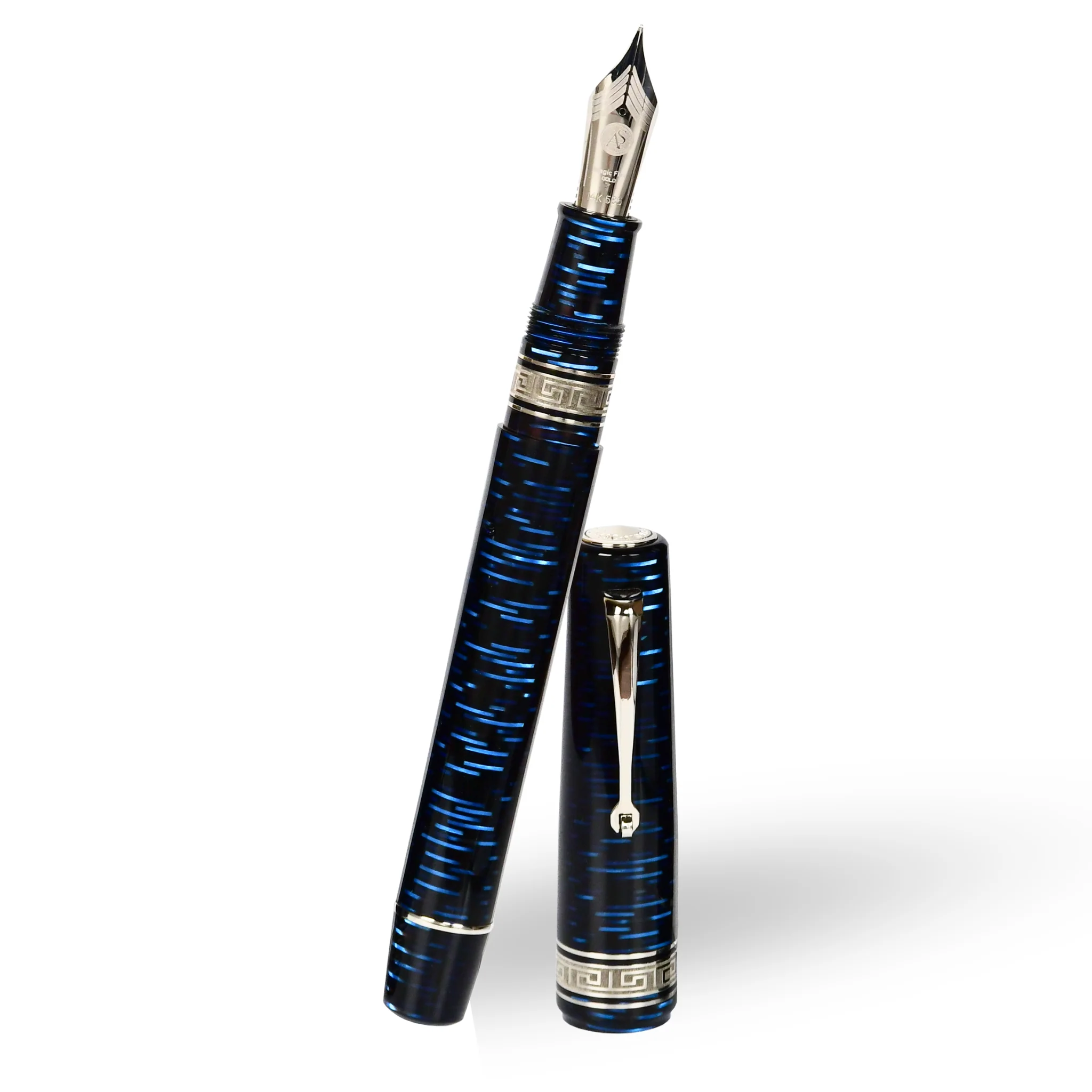 ASC Bologna Extra Blue "Wall Street" Skyscraper LE - Fountain Pen - Image 21