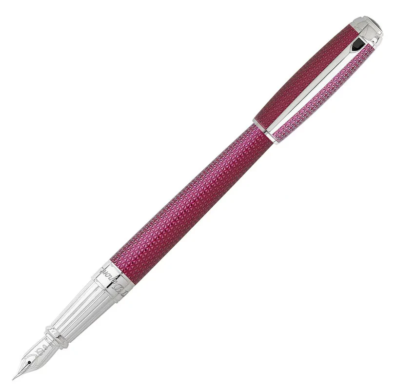S.T. Dupont Line D Large Firehead Guilloché Amethyst - Image 3